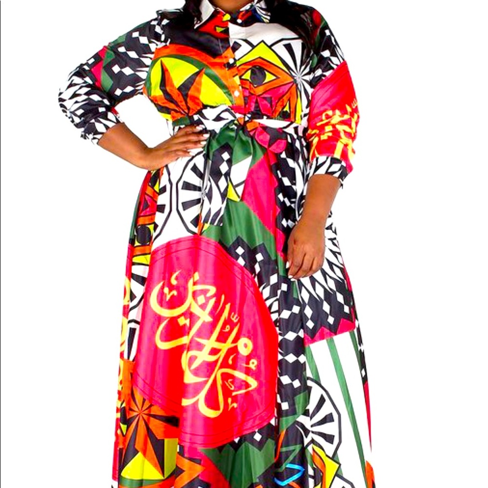 Maxi Multi Colored Dresx